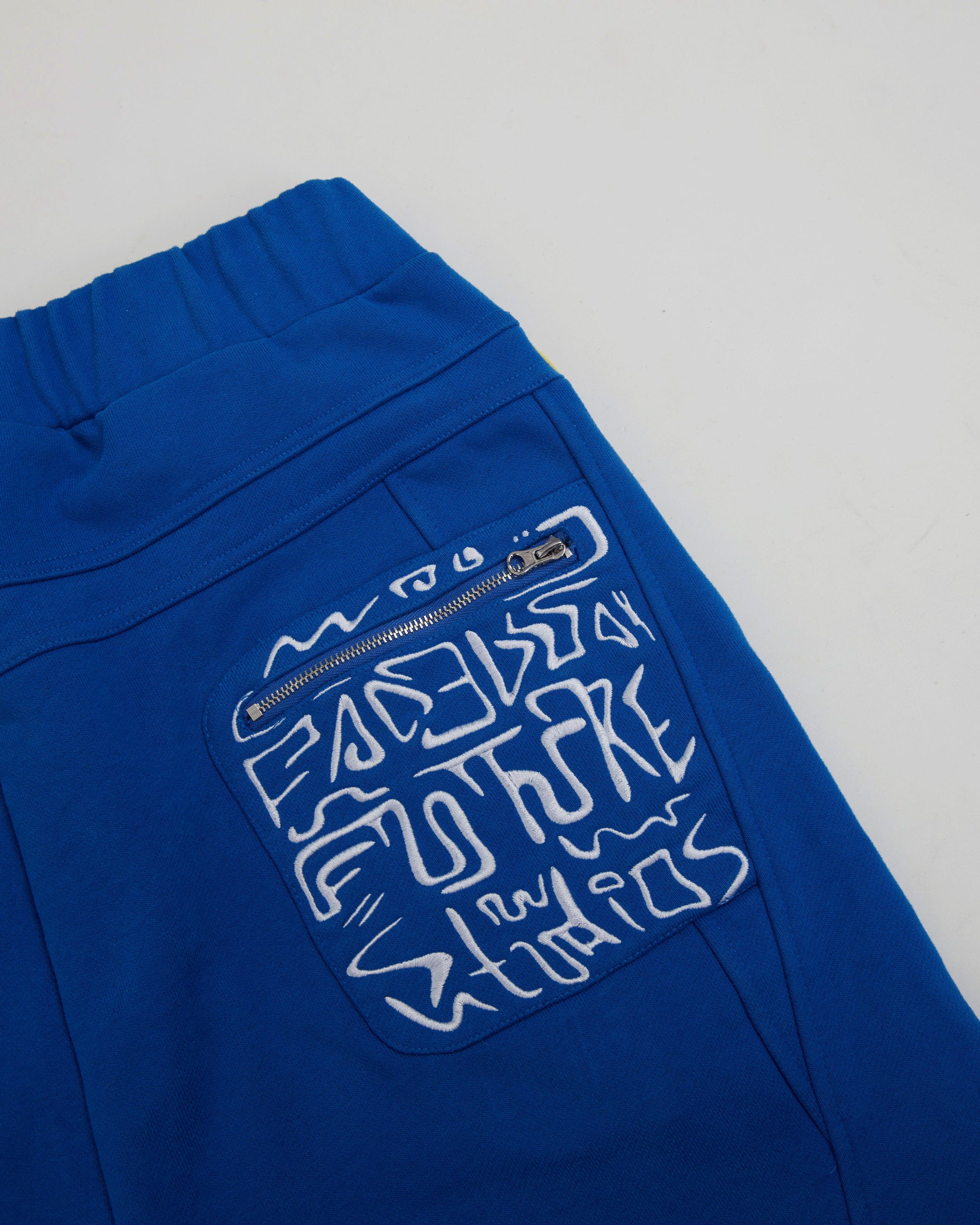 blue abstract jogger