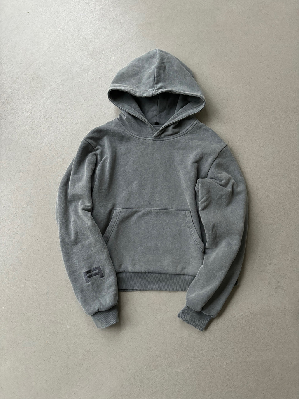 Double Layered Hoodie Grey