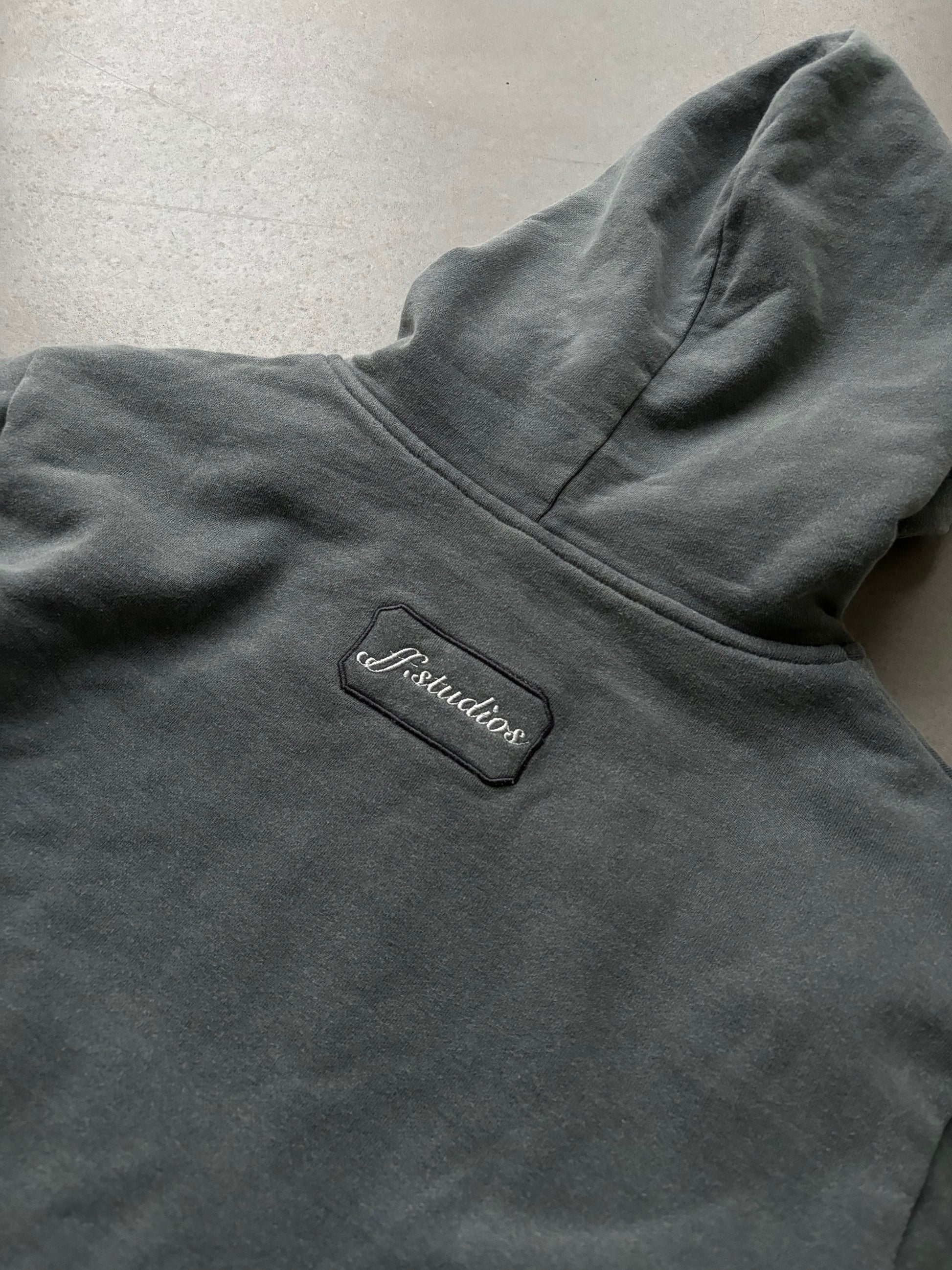 Double Layered Hoodie Grey