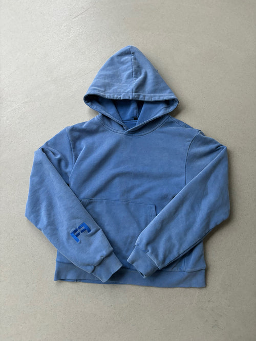 Double Layered Hoodie Blue