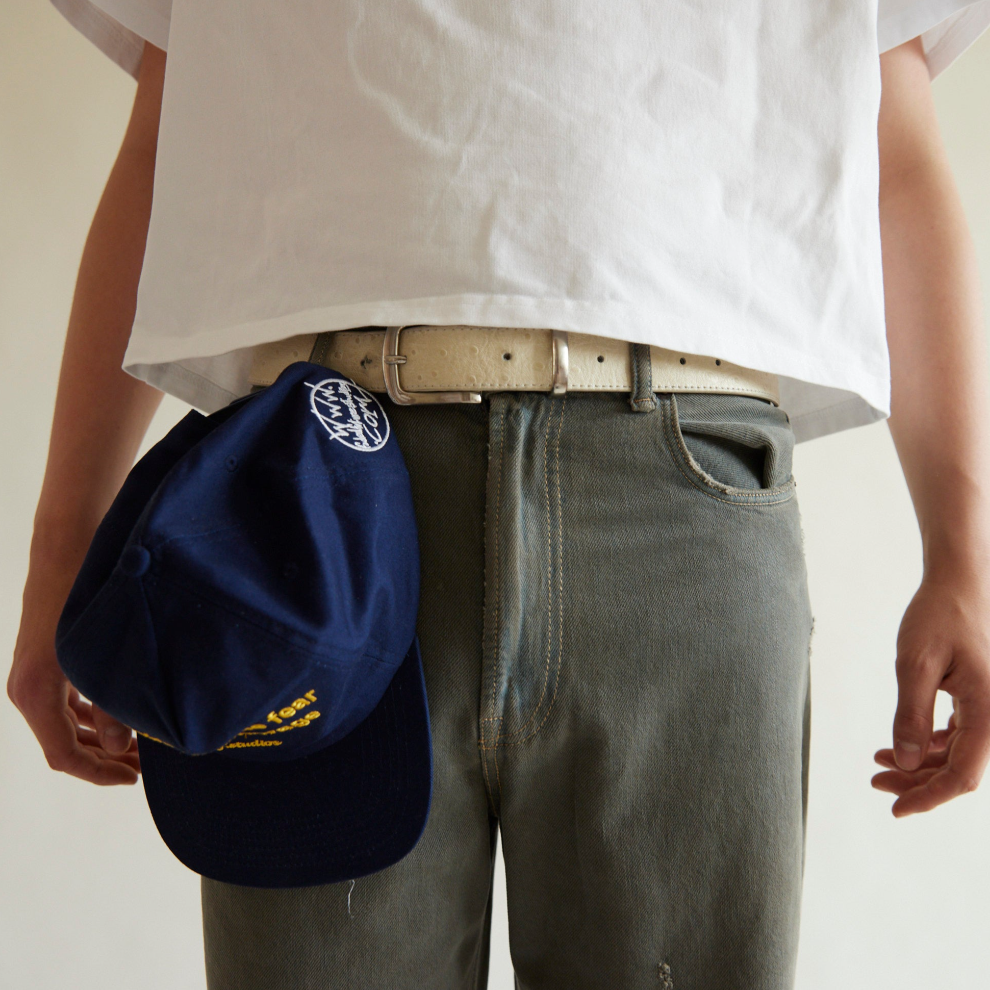 navy blue cap